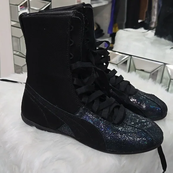 Puma Black Shoes boxing wrestling - Picture 5 of 5